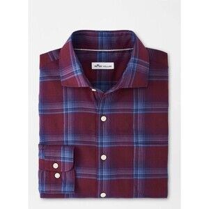 NWT $148 Peter Millar Fitzwilliam Autumn Soft Cotton Sport Shirt M MF22W20USL